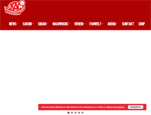 Tablet Screenshot of kac-floorball.at